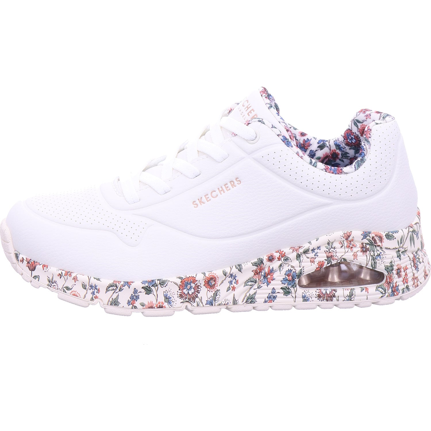 SKECHERS Damen Sneaker Uno Safari Time in weiß