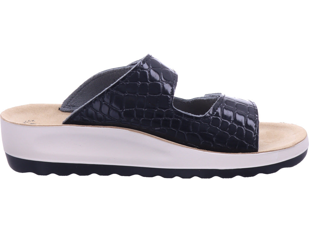 Fly Flot Damen Pantolette  in schwarz