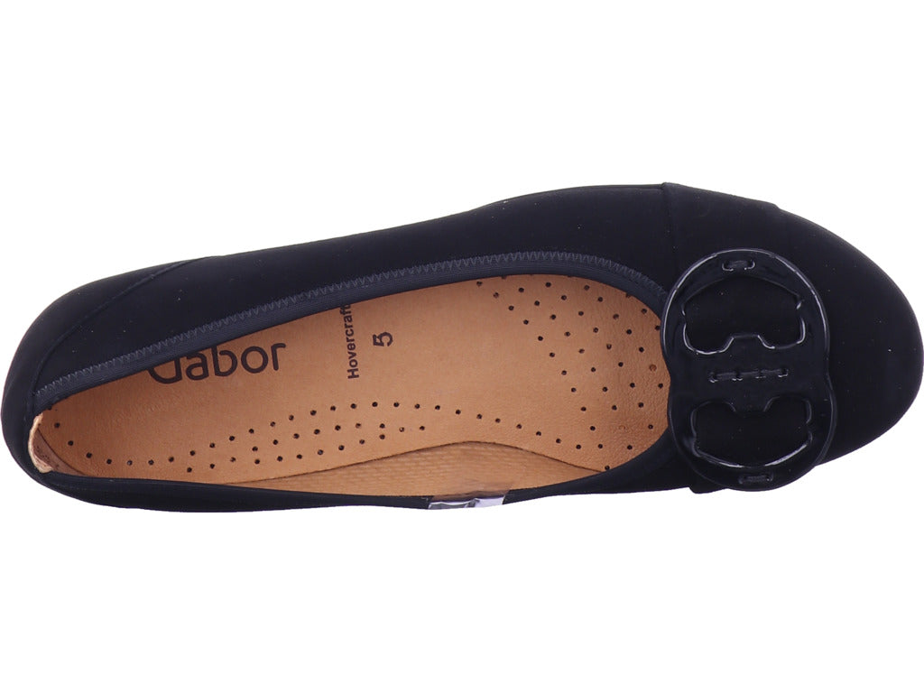 Gabor Damen Ballerina  in schwarz