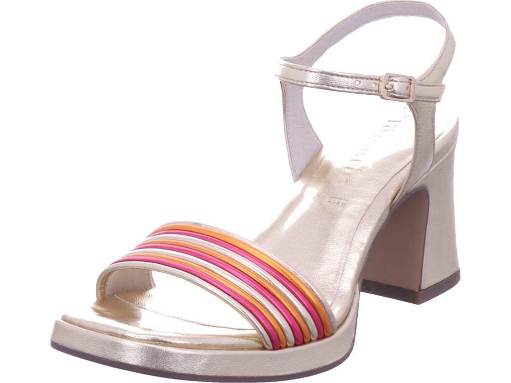 Tamaris Damen Sandalette  in gold