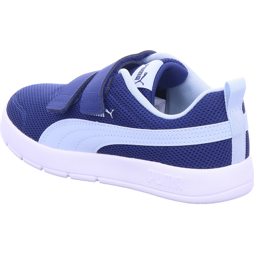 Puma chlapecká sportovní obuv Courtflex V3 Mesh Ps v modré barvě