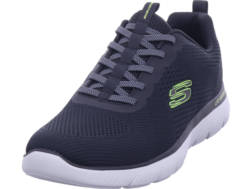 SKECHERS Men's Low-Top Shoe in Black