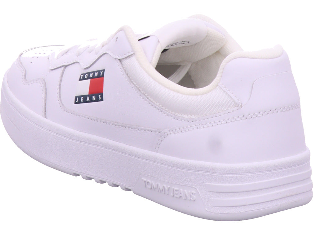 Tommy Hilfiger Men's Tjm Cupsole Leather Sneakers in White