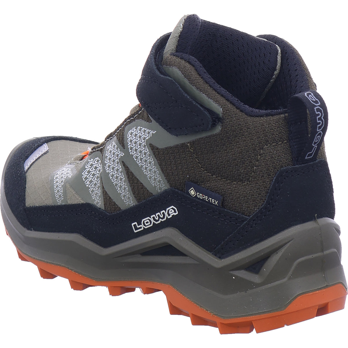 Chlapecké turistické boty Lowa Maddox Pro GTX Mid v zelené barvě
