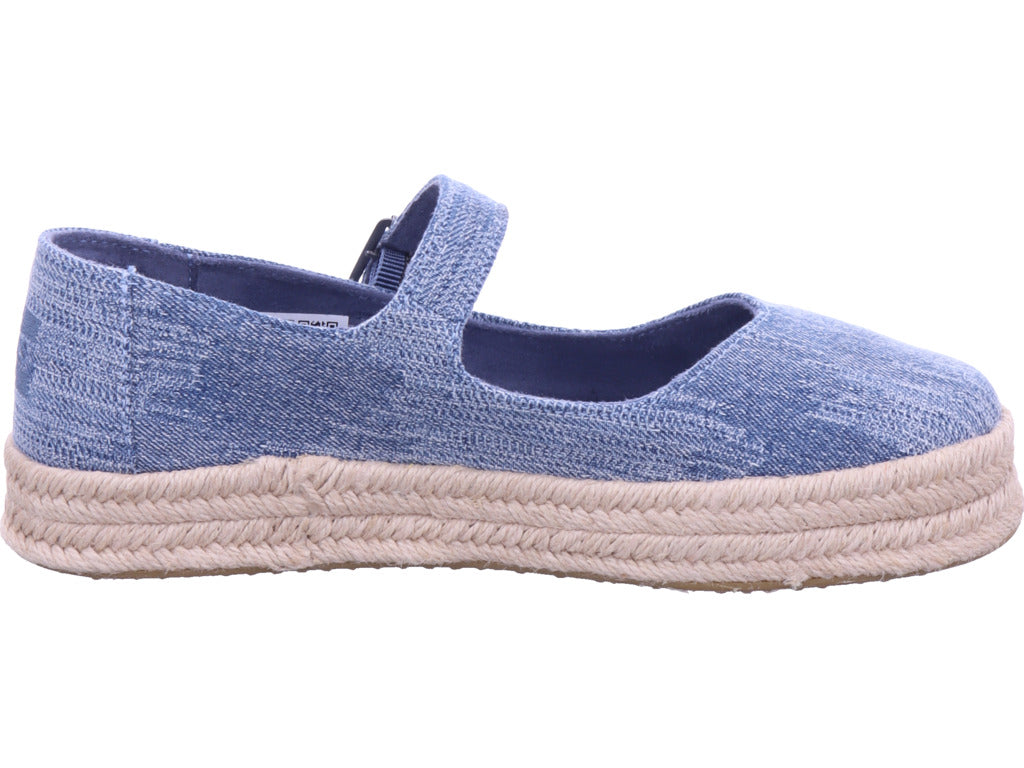 TOMS Women's Espadrille Flats in blue