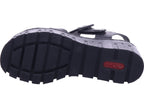 Rieker Damen Sandalette Fsk Damen Sandalen in schwarz