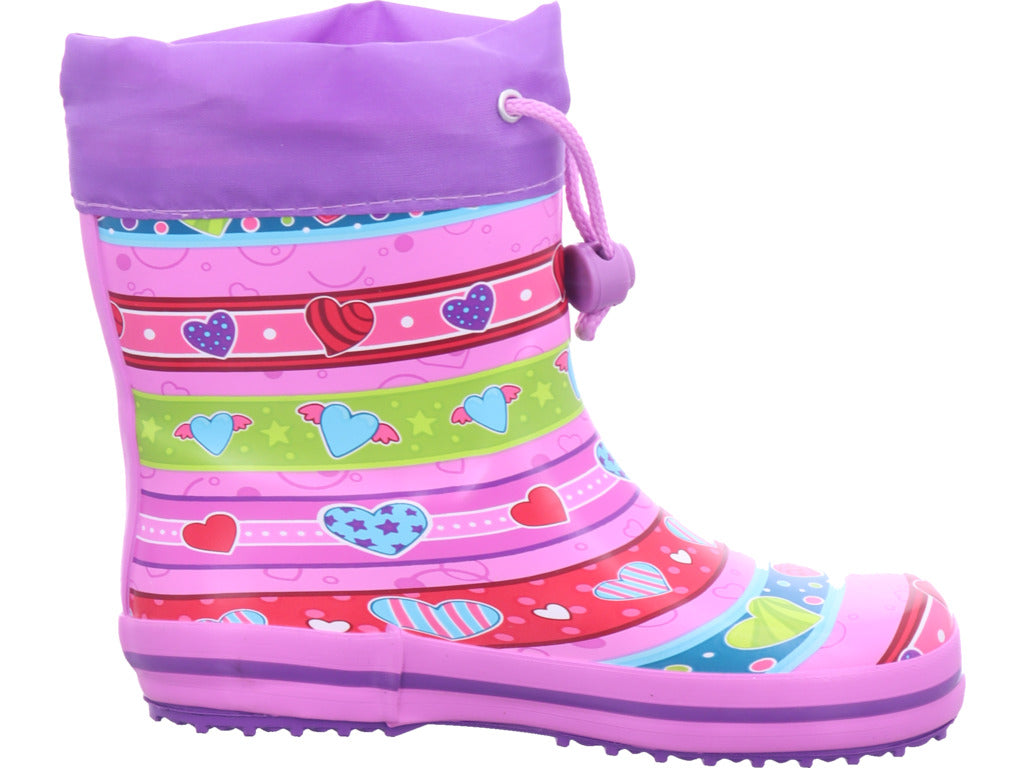Beck Mädchen Gummistiefel Joy Multicolor in gelb