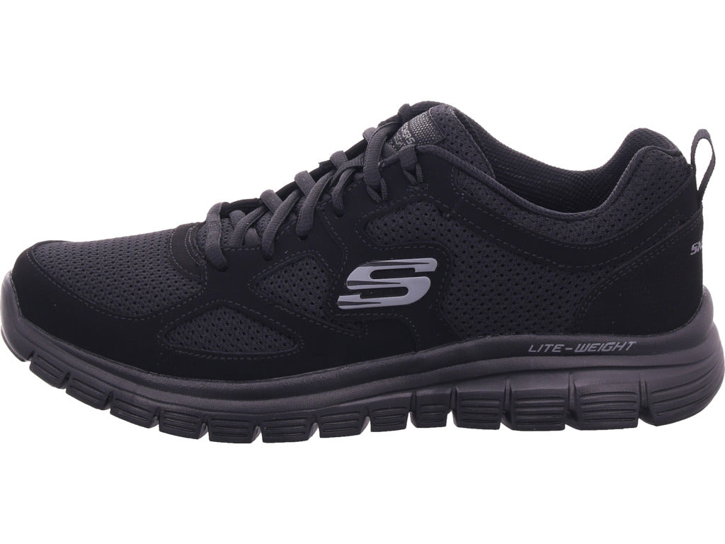 SKECHERS Men's Sneakers Burns Agoura in Black