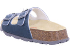 Superfit Jungen Pantolette \ Fussbettpantoffel in blau