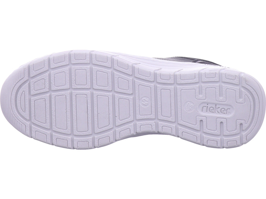 Rieker Herren Slipper Fsk Herren Halbschuhe in grau