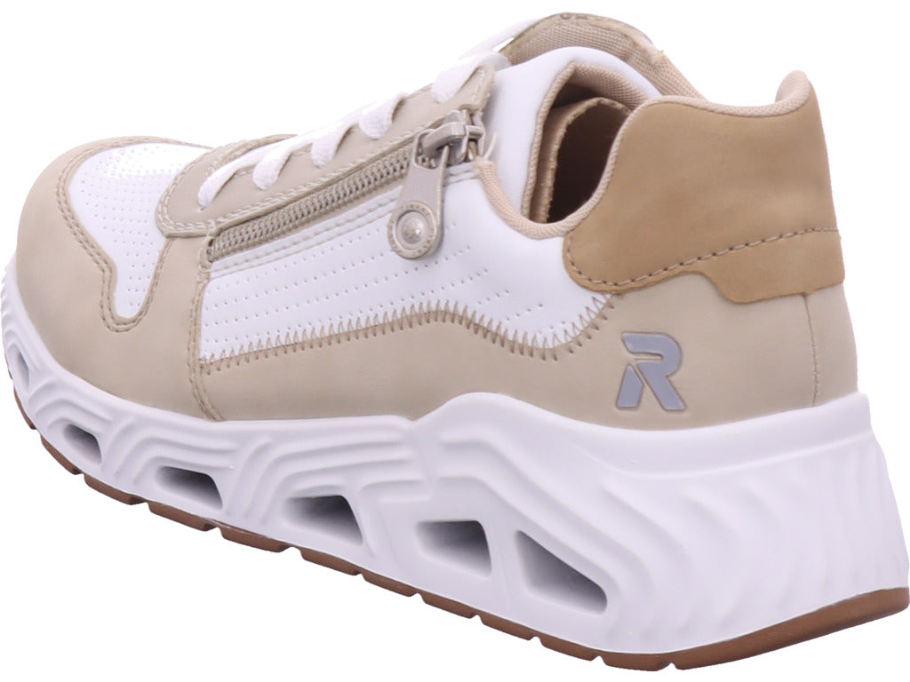 Rieker women's sneakers Fsk women's low shoes in white
