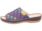 Rieker Damen Pantolette  in blau