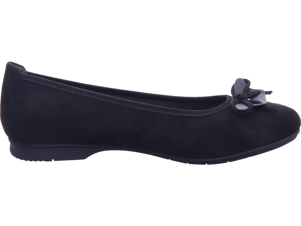 Jana Damen Ballerina M2216341 in schwarz
