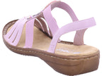 Rieker Damen Sandalette Fsk Damen Sandalen in lila