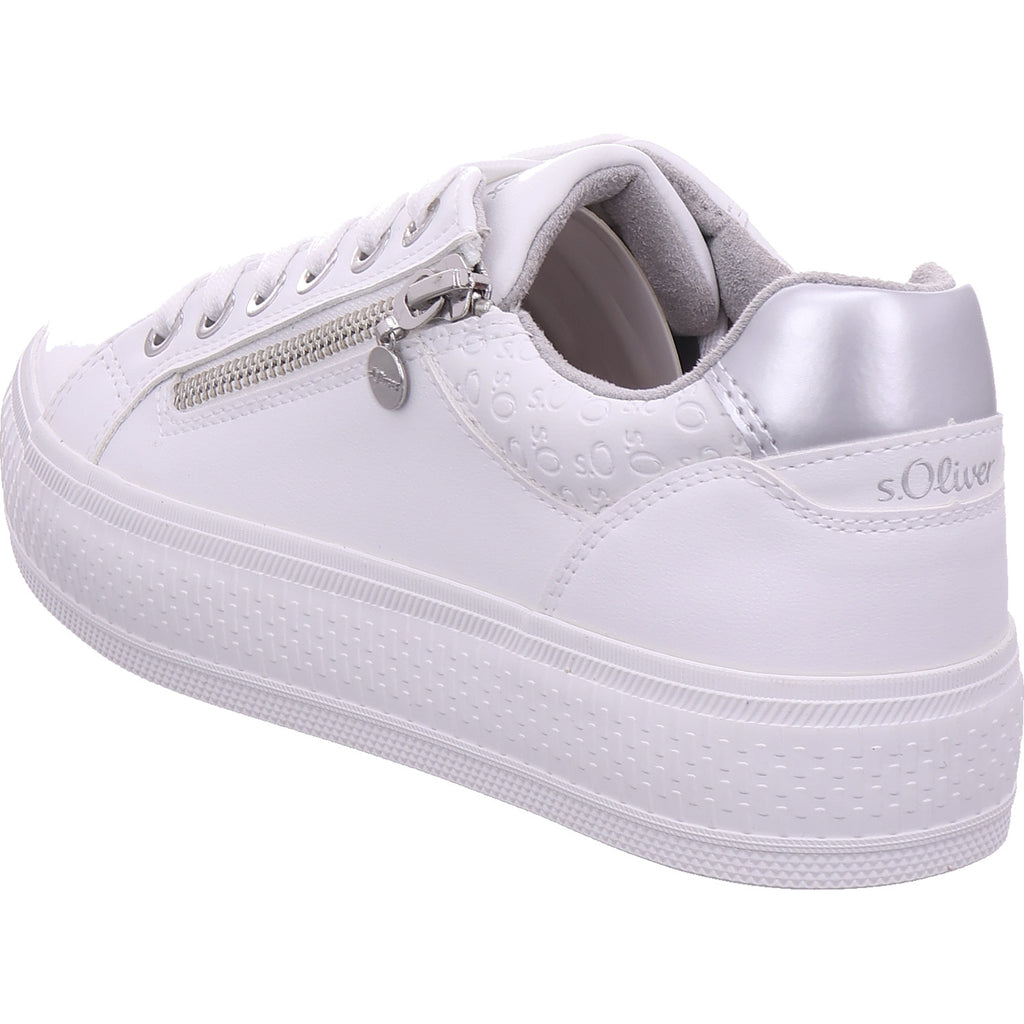 s.Oliver Damen Sneaker  in weiß