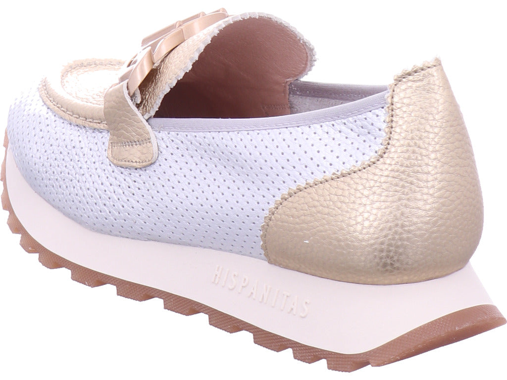Hispanitas Damen Slipper Boleromet V24 in silber