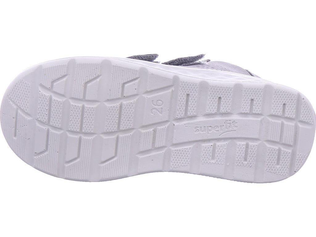 Superfit Girls' First Walker Boot Leather | Breeze in Grey