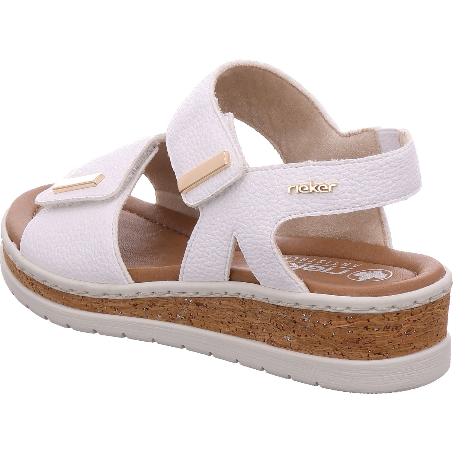 Rieker Women's Sandal in white
