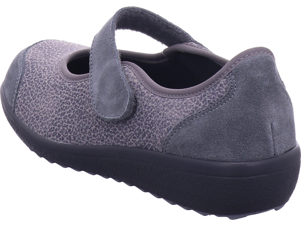 Varomed Damen Ballerina Sevilla Grau in grau