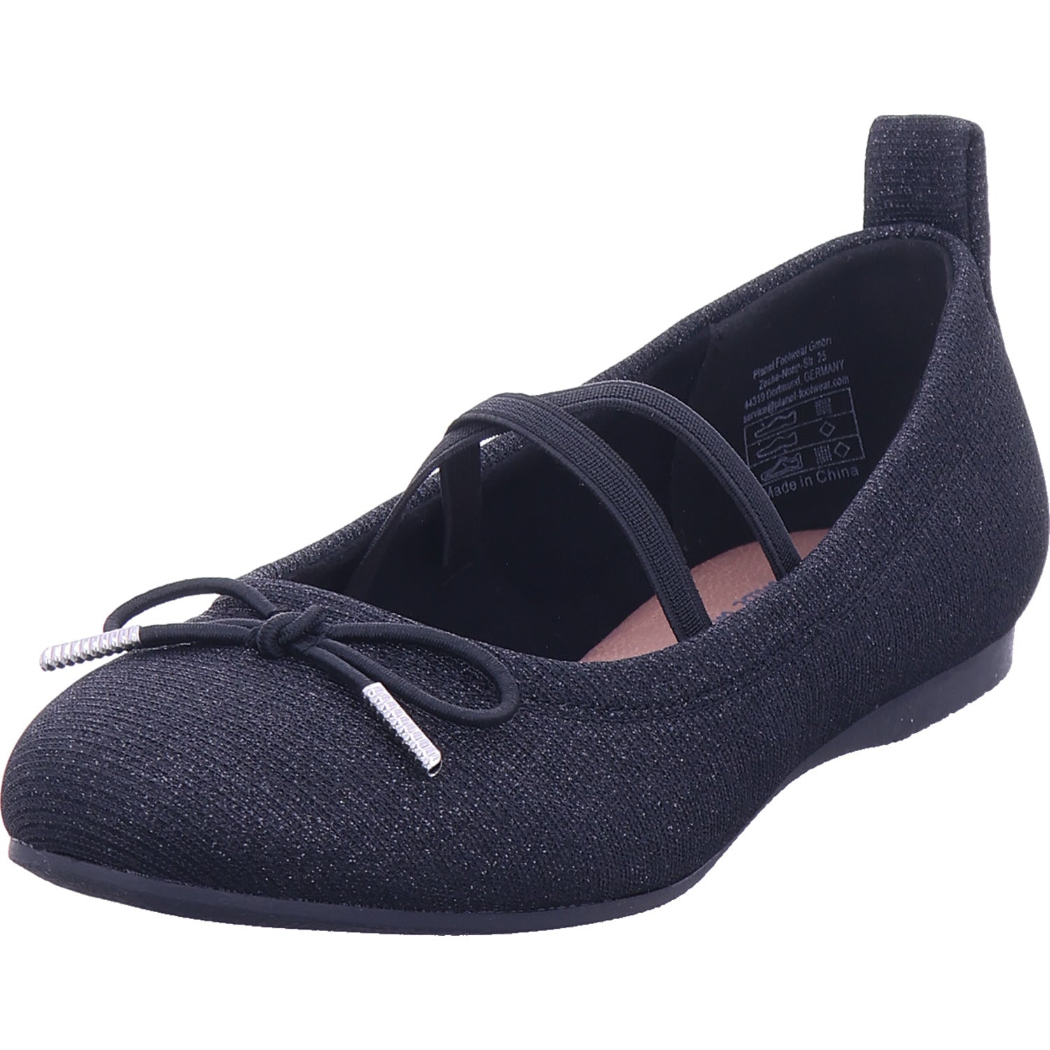 Planet Footwear Girls' Ballet Flats Kids' Ballet Flats in Black