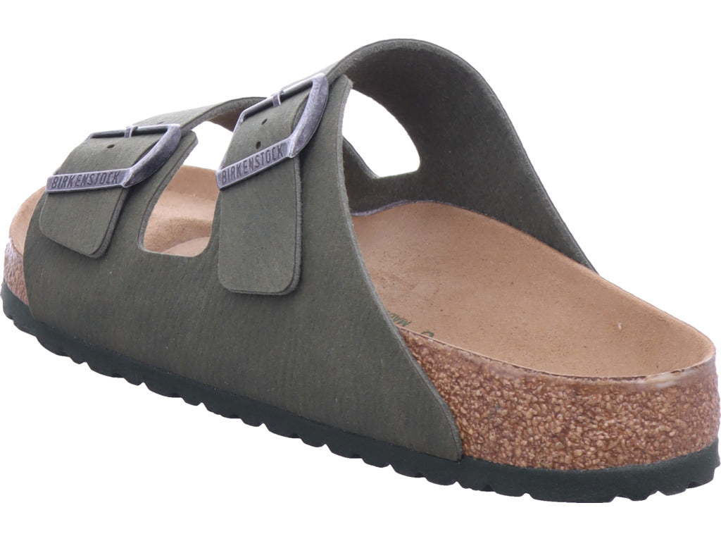 Birkenstock Herren Pantoffel Arizona Vegan Synthetics Deser in grün