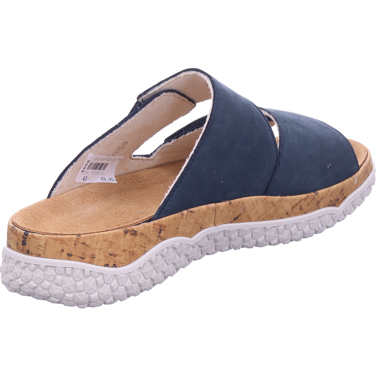 Rieker Damen Pantolette  in blau