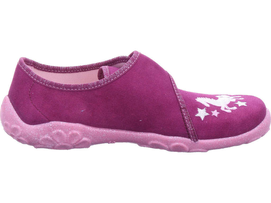 Superfit Girls' Slipper Slipper Textile \ Bonny in red