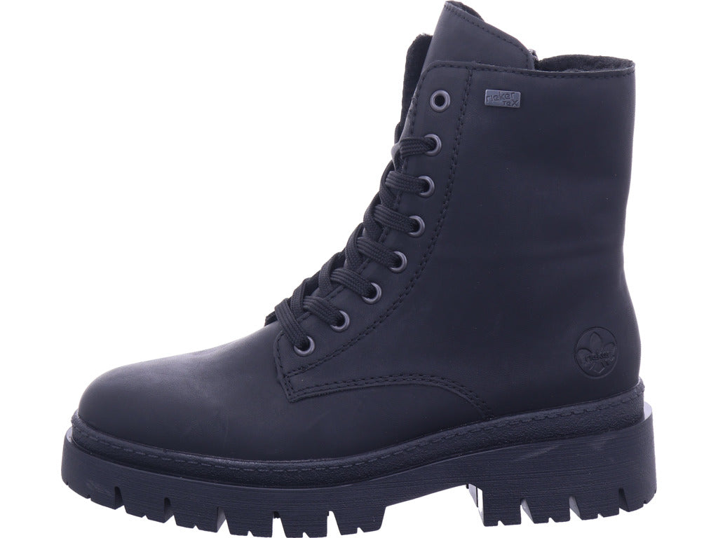 Rieker Damen Stiefel Hwk Damen Stiefel in schwarz