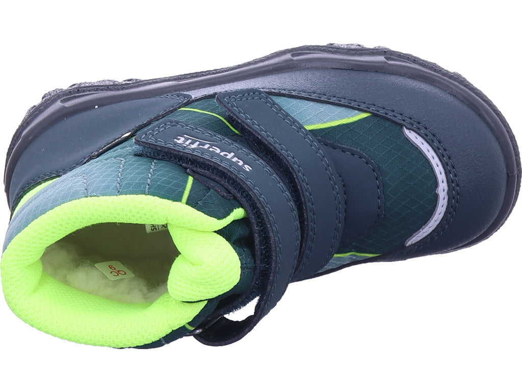 Superfit Boys' Moon Boots Textile \ Husky in Green