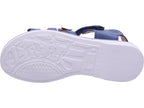 Indigo Mädchen Halbschuh  in blau