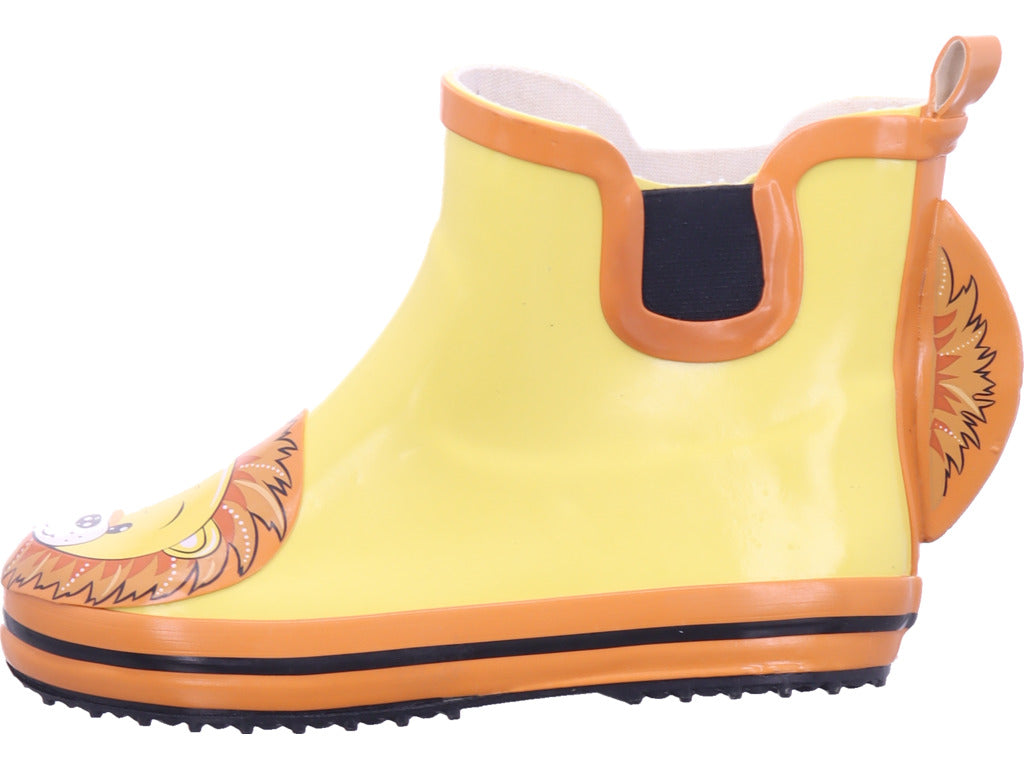 Beck Gymnas Unisex - Children's Rubber Boots Little Lion in yellow