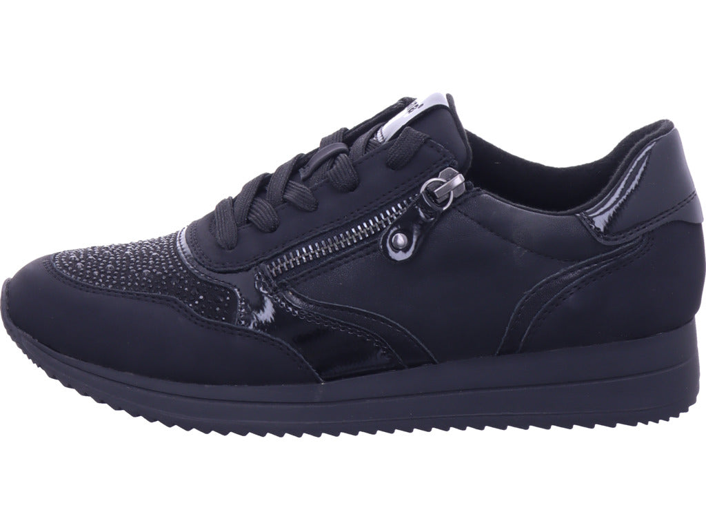 Jana Damen Sneaker  in schwarz