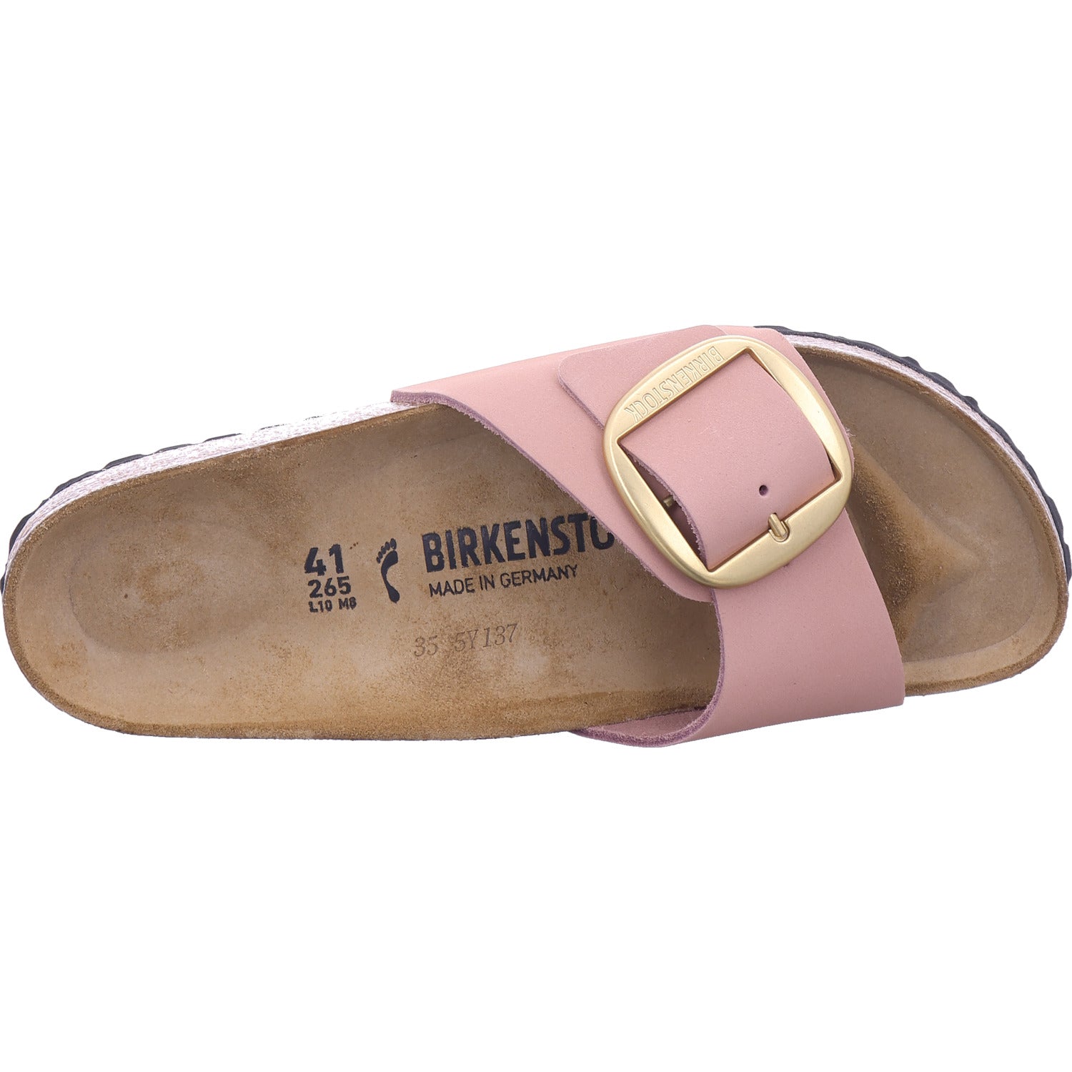 Dámské pantofle Birkenstock Madrid Big Buckle v růžové barvě