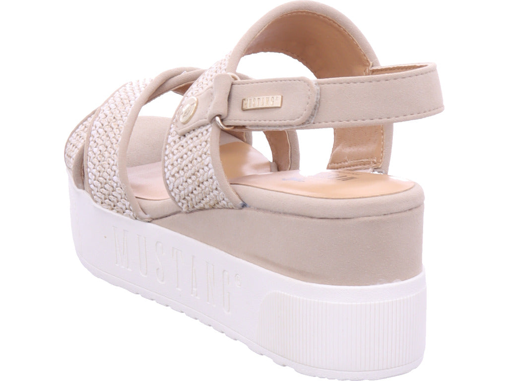 Mustang Damen Sandalette  in beige