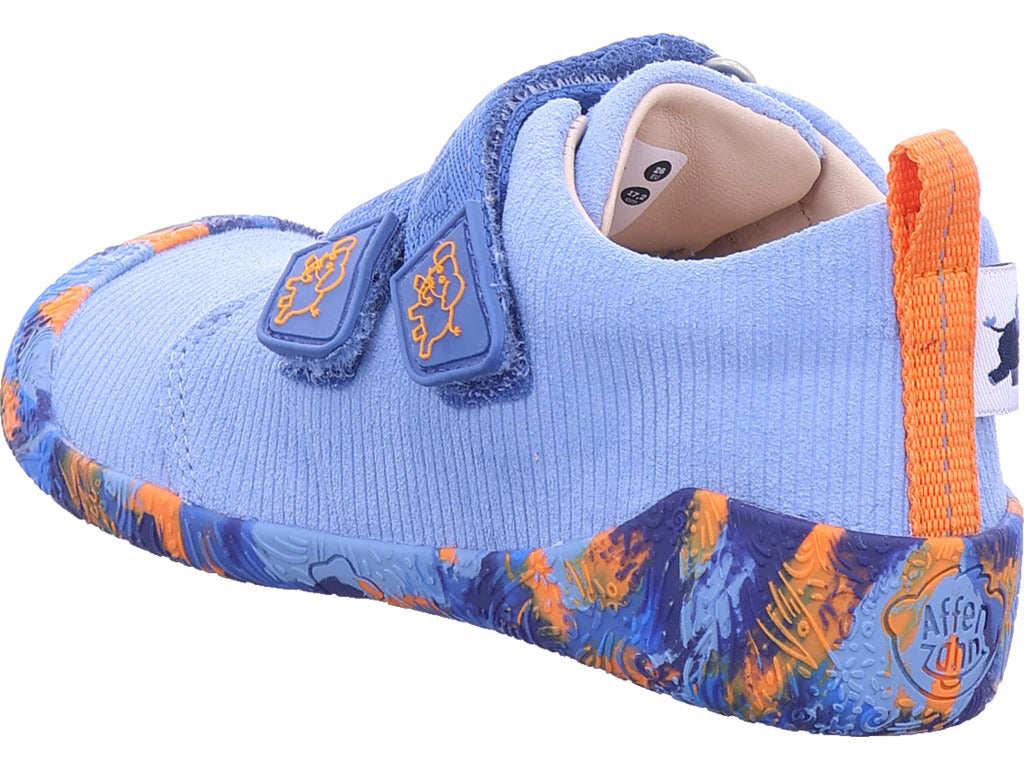 Affenzahn Jungen Halbschuh Prewalker Leather Walky in blau