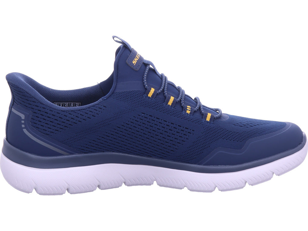 SKECHERS men's slippers in blue