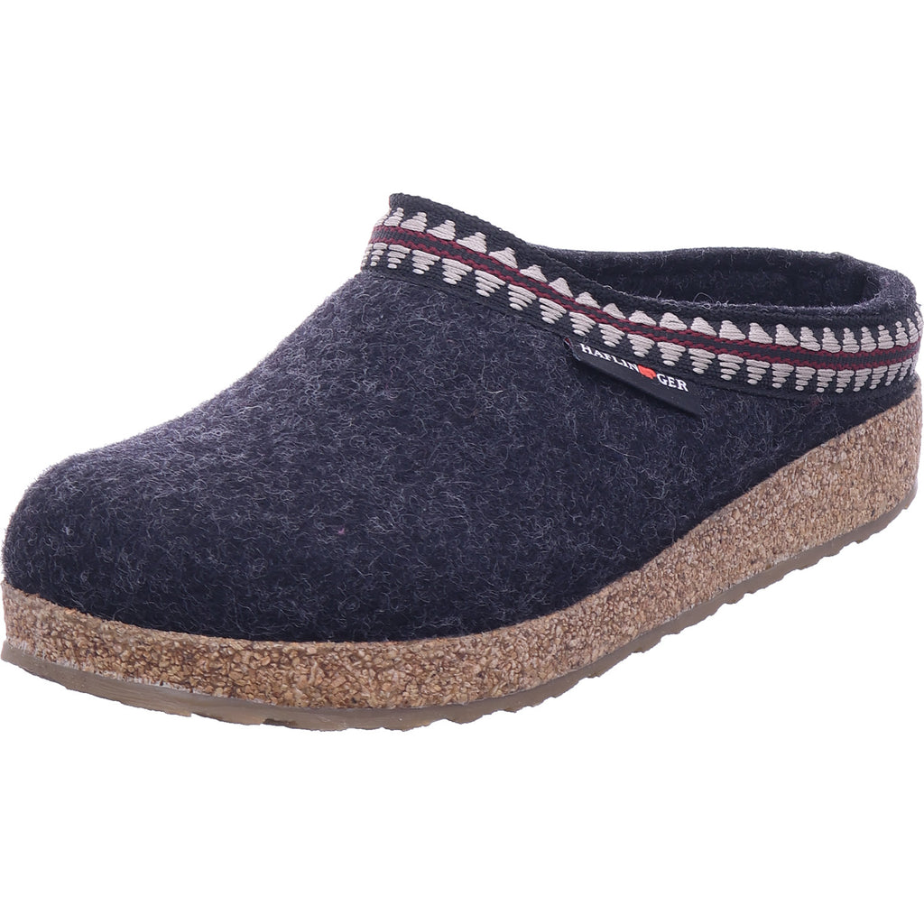 Haflinger Unisex – Dospělí Bačkory v šedé barvě