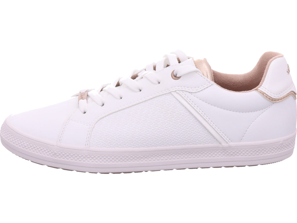 s.Oliver women's sneakers in white