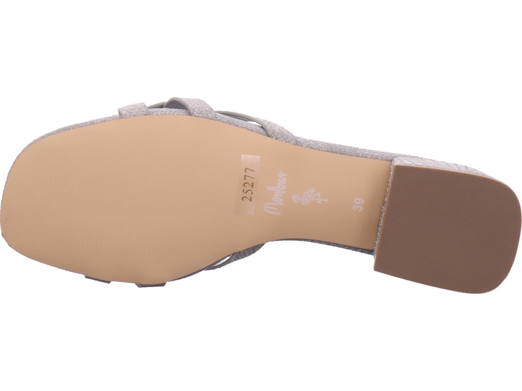 Menbur Damen Pantolette  in silber