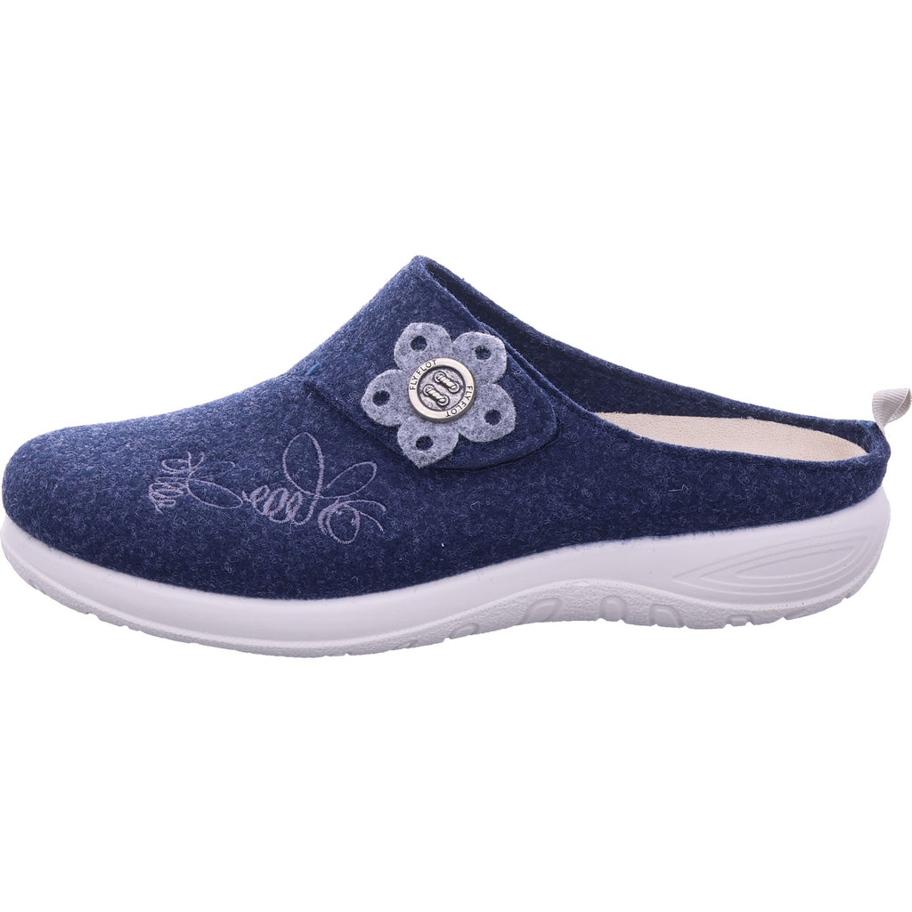 Fly Flot Damen Hausschuh  in blau