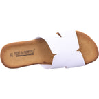 Shoe-world Women's Mule in White