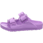 Birkenstock Girls' Arizona Flower Eva Mule in Lilac