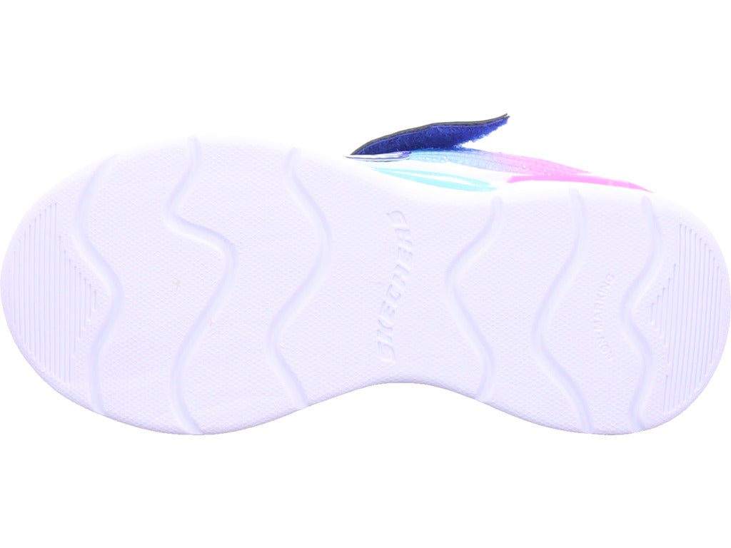SKECHERS Mädchen Sneaker Wavy Beams in blau