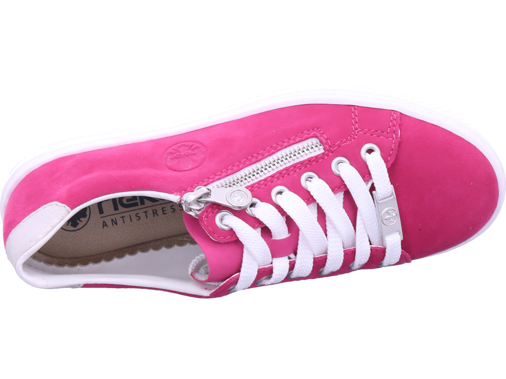 Rieker Damen Sneaker Fsk Damen Halbschuhe in pink
