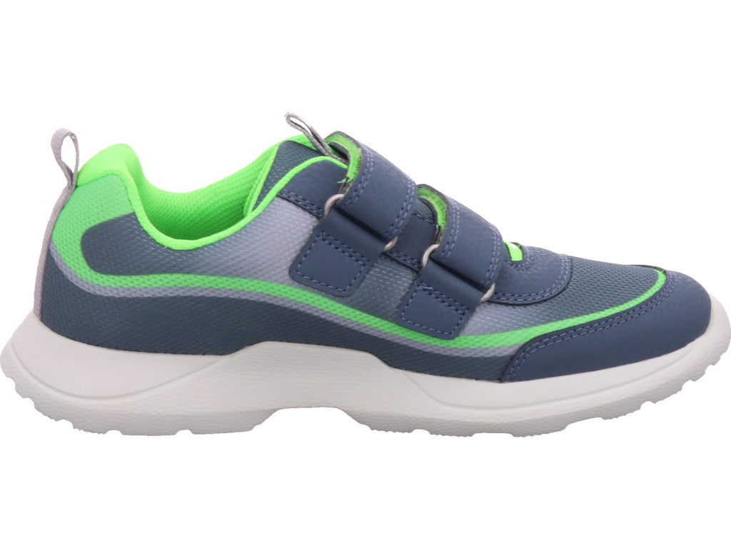 Superfit chlapecké tenisky polobotky syntetické Rush v modré
