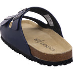 Planet Footwear Herren Pantoffel He.-Tieffussbett Pantoletten in blau
