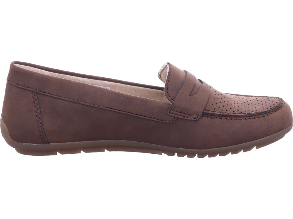 Rieker Damen Slipper  in braun