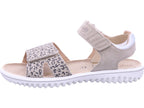 Superfit Mädchen Sandale Sandale Leder \ Sparkle in beige
