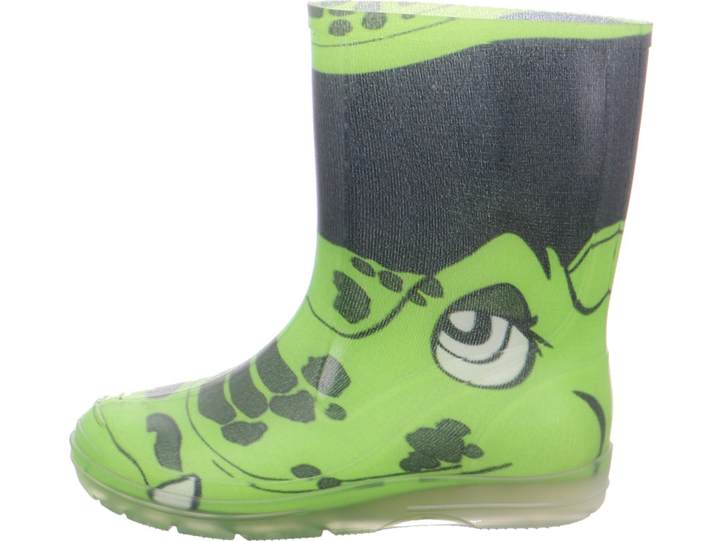 Beck Jungen Gummistiefel Croco in grün