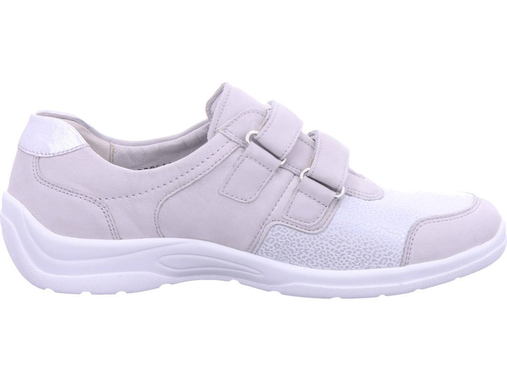 Waldläufer Women's Slippers in white